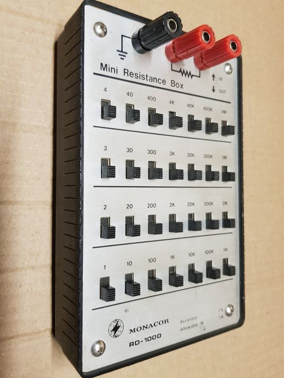 Mini Resistance Box RD - 1000 MONACOR Widerstandsdekade (Gebraucht) in ...