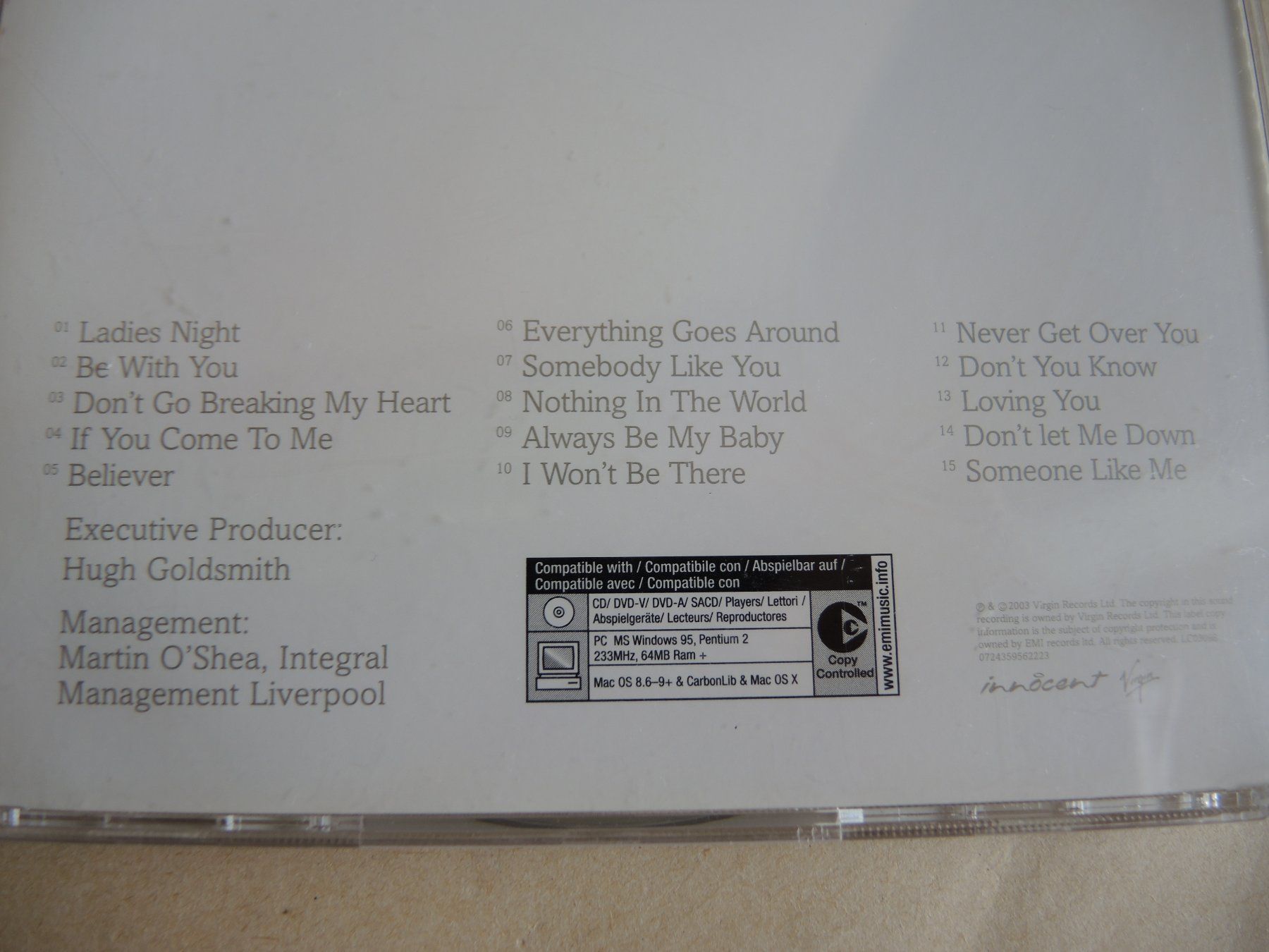 CD: CD Atomic Kitten - Ladies Night CD – Usato da Rorschach venduto da Pop-upBrocki 3