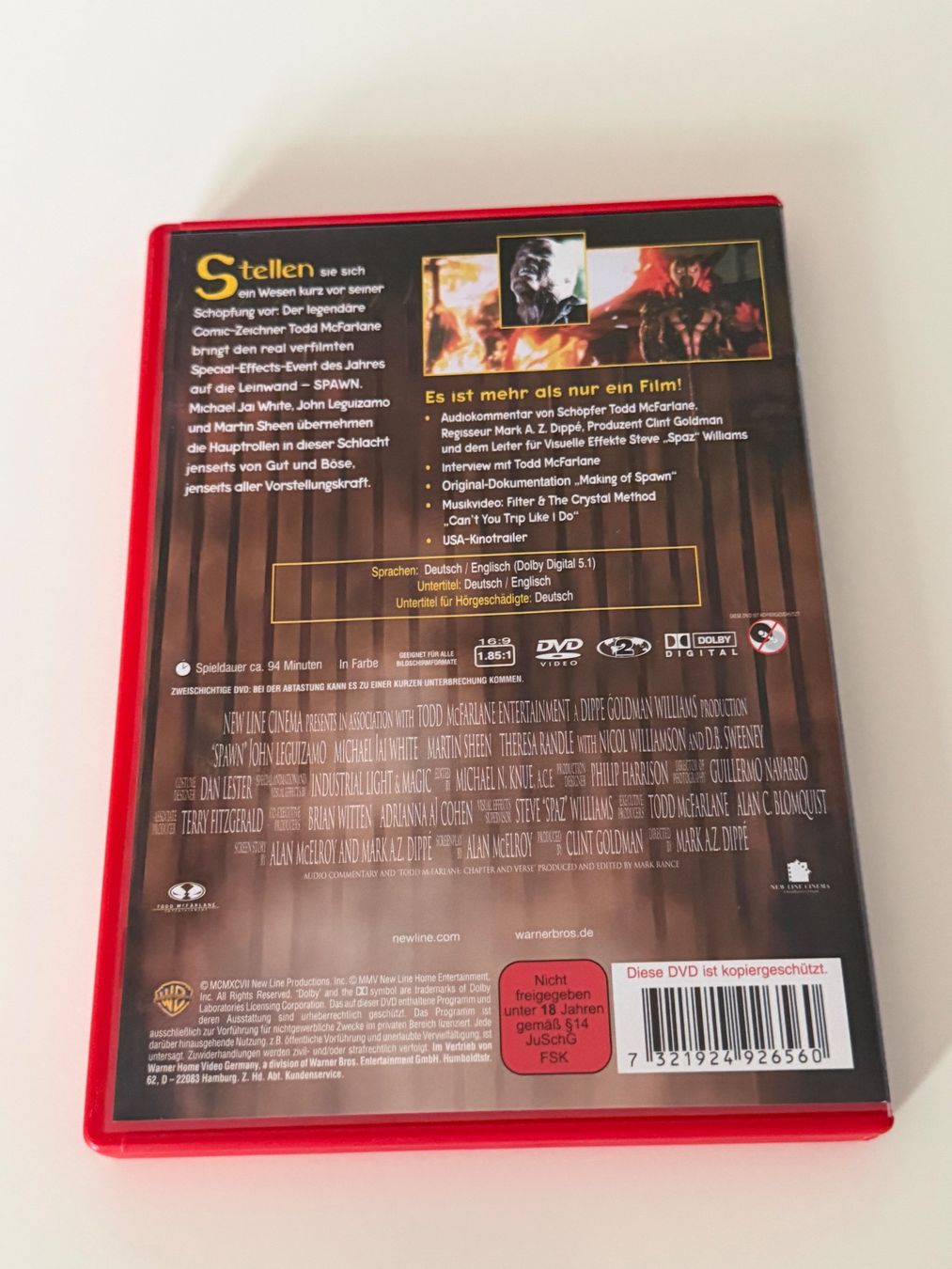 Tutti i DVDs: Spawn Director's Cut DVD – Usato da Altstätten SG venduto da sheamus 1