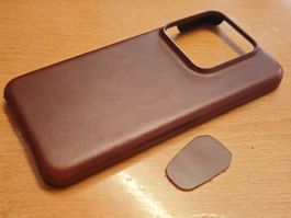 Xiaomi 14 Mag Safe Hülle Case Cover Leder BRAUN