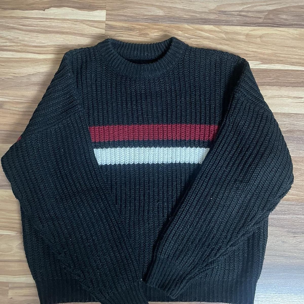 Maglioni & Felpe: Schwarzer Strickpullover mit Streifen - Top Zustand! – Usato da Therwil venduto da nat_gtk5 3