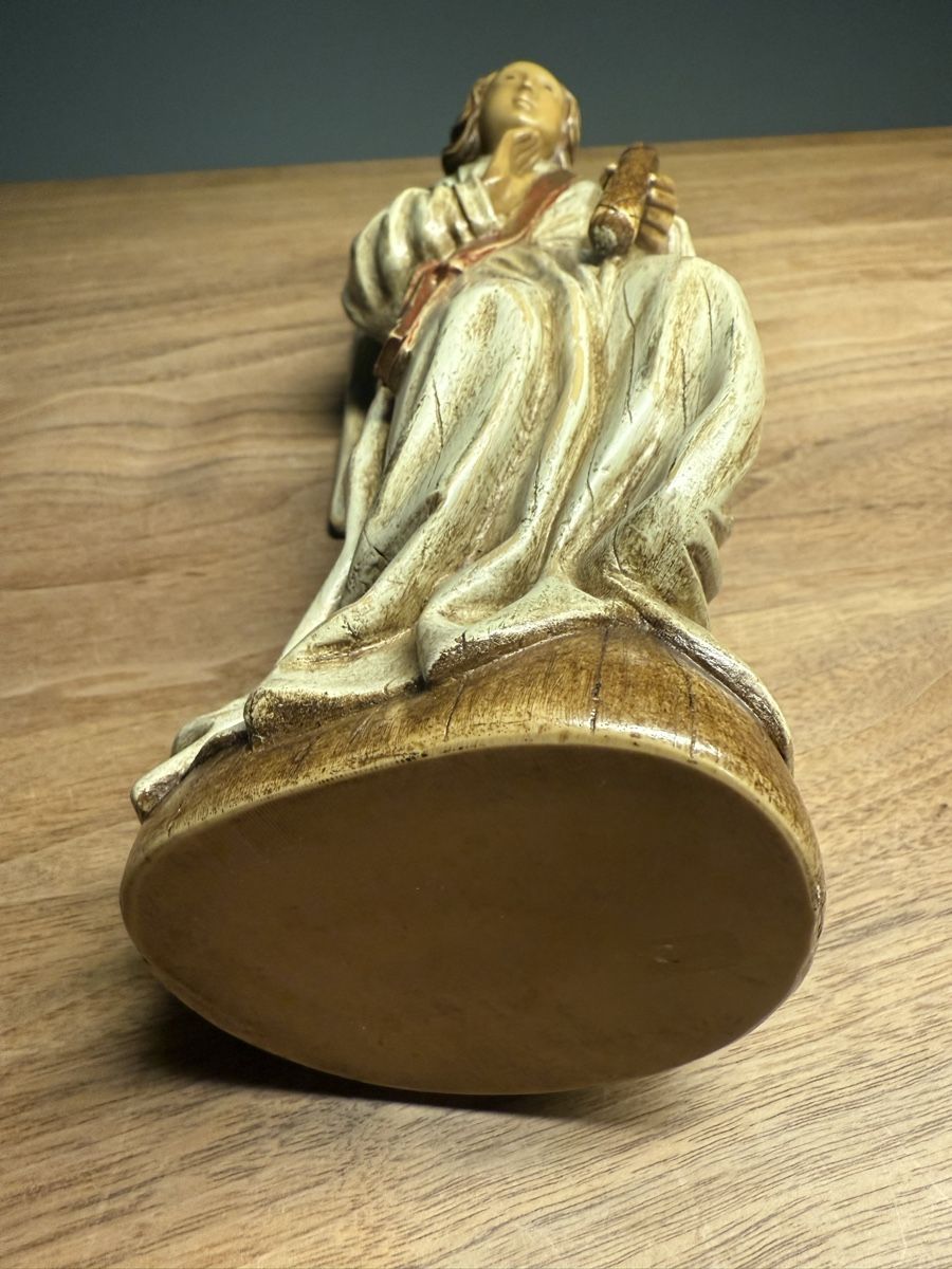 Sculture & Statue: Antiker Engel, Kunstguss, handkol. Ca. 29 cm – Usato da Güttingen venduto da timmikale 3