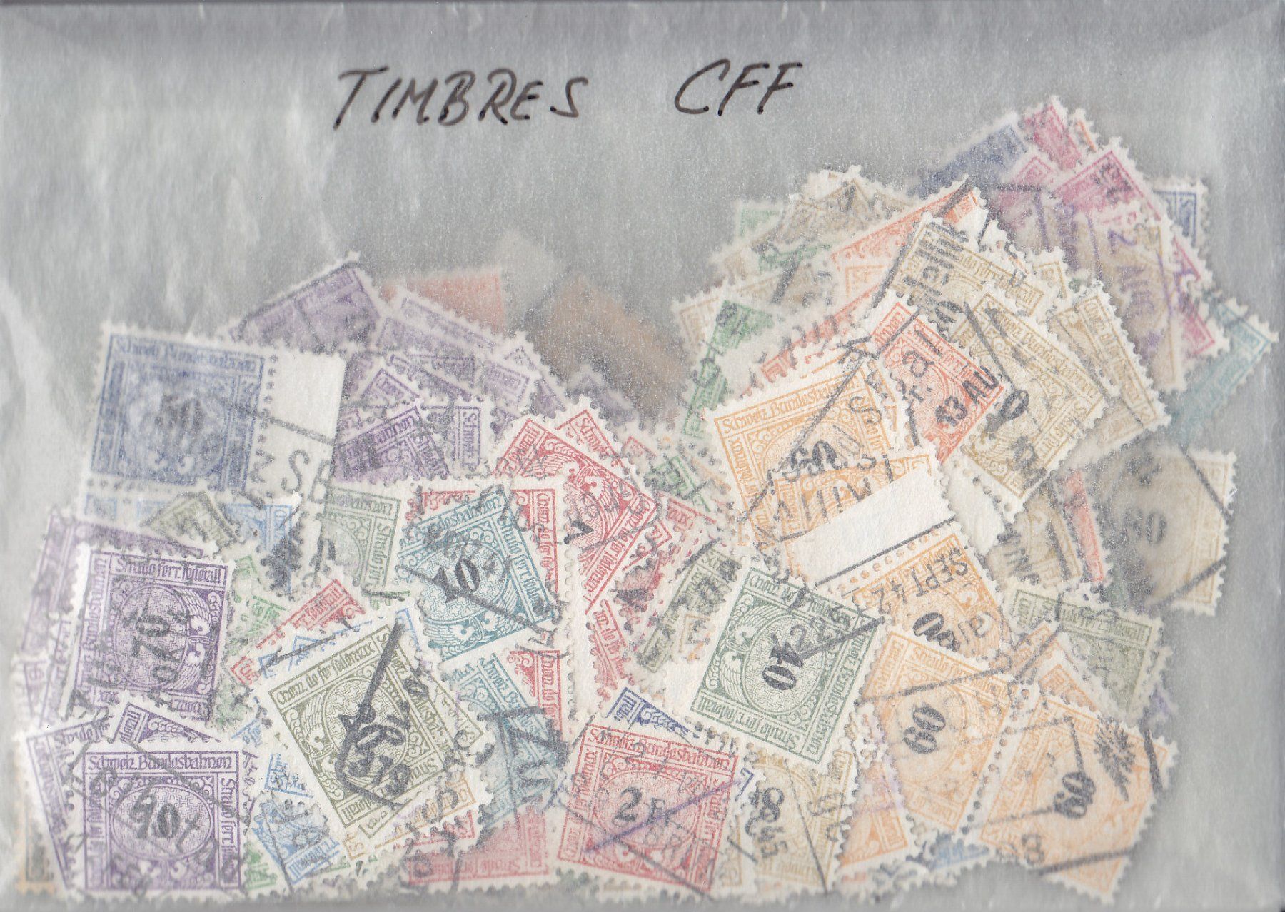 Tutti i francobolli: Lot timbres CFF – Usato da Renens venduto da Marcobeach