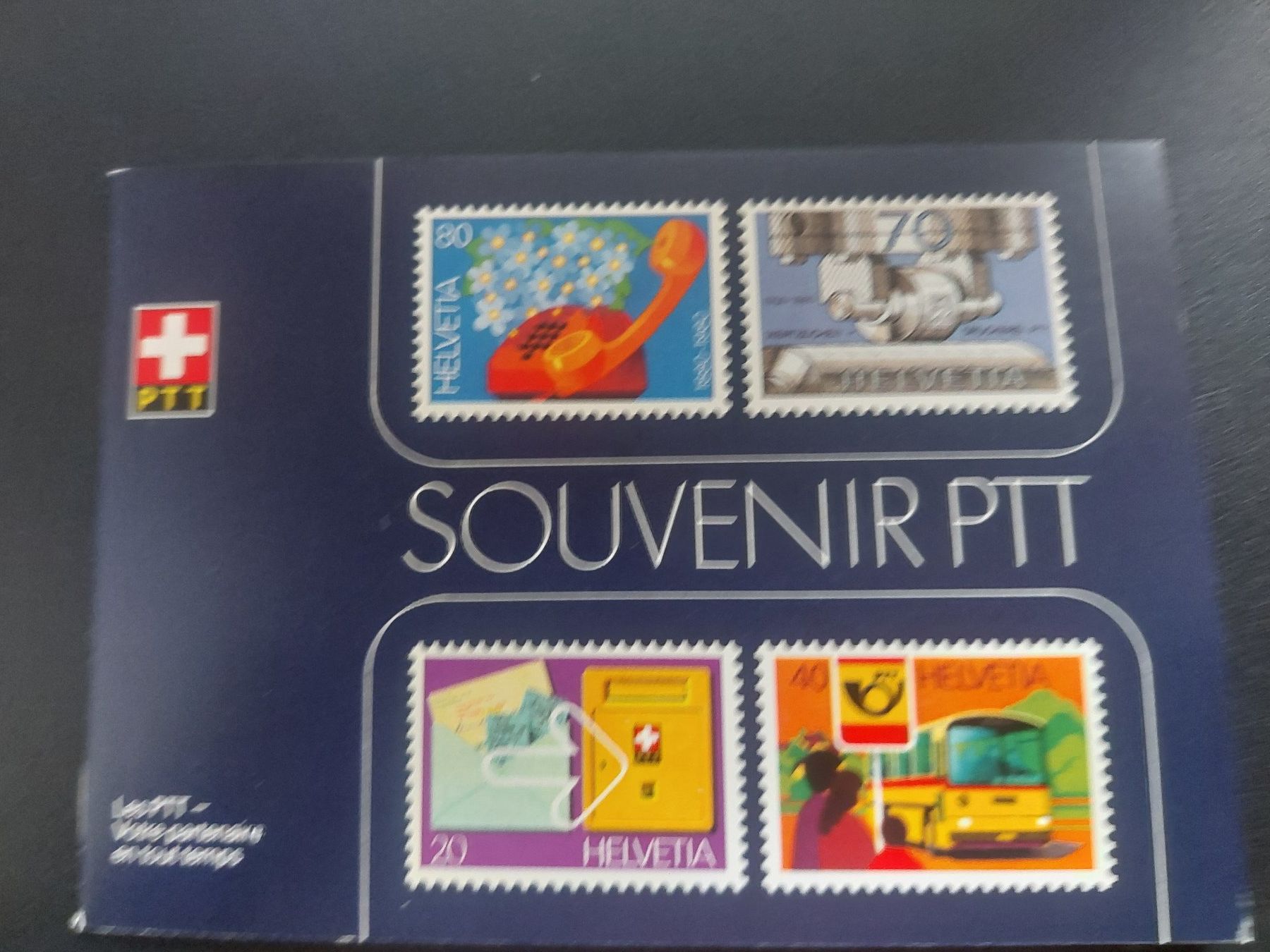 Tutti i francobolli: 1980** SOUVENIR PTT – Nuovo (secondo la descrizione) da Biel/Bienne venduto da Deboma