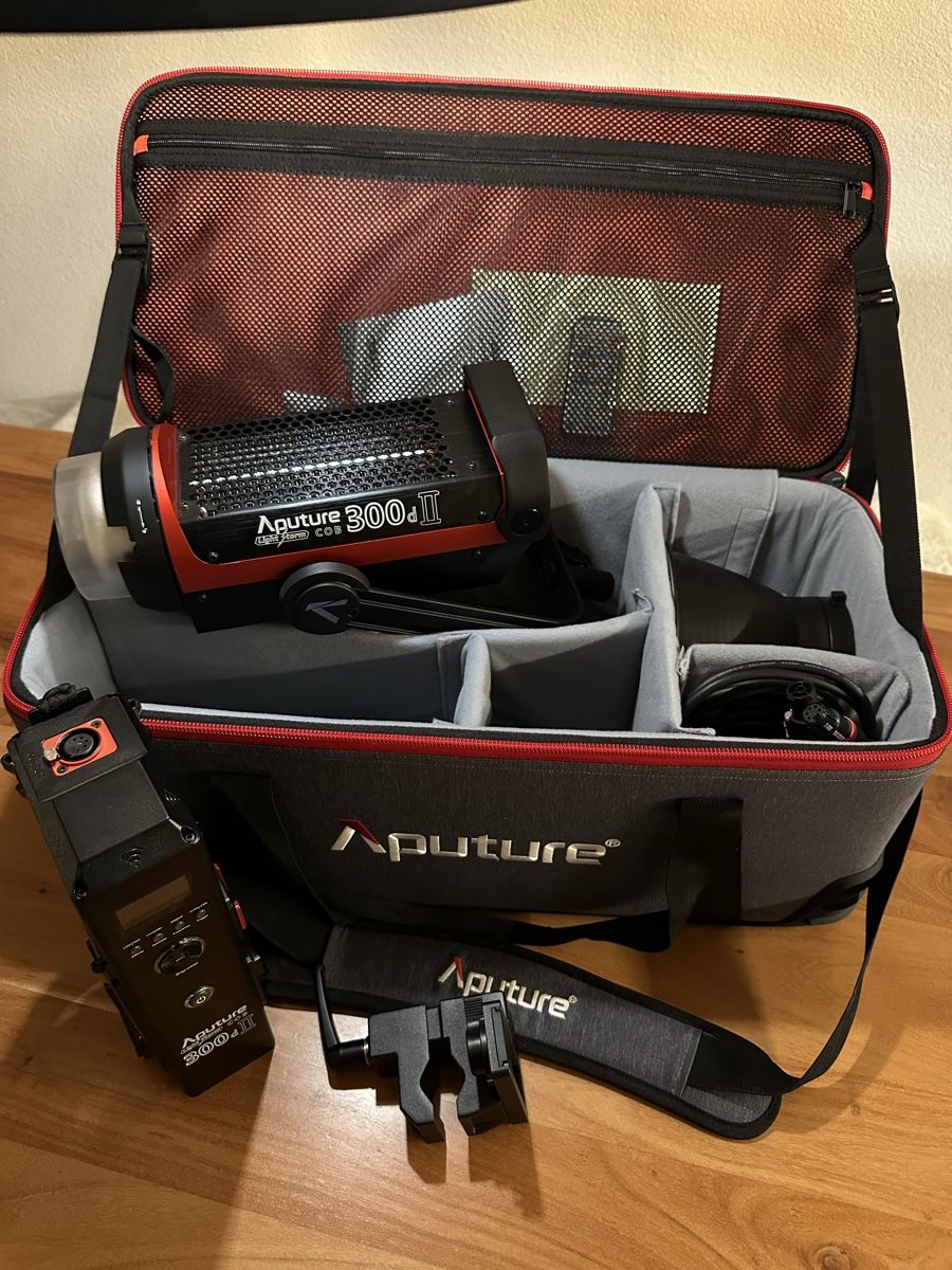 Aputure Lampade: Aputure Light Storm 300d II Set guter Zustand – Nuovo (secondo la descrizione) da Rebstein venduto da rij_p2sp
