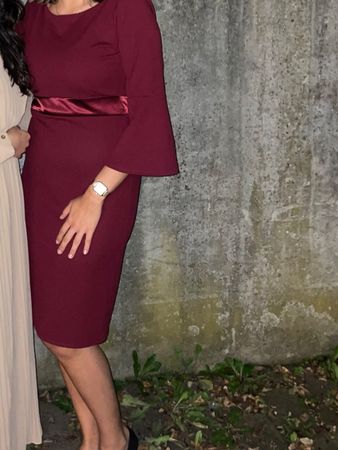 Festkleid bordeaux