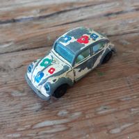 Vintage Yatming VW Käfer 1969,Hong Kong, Blumen Design