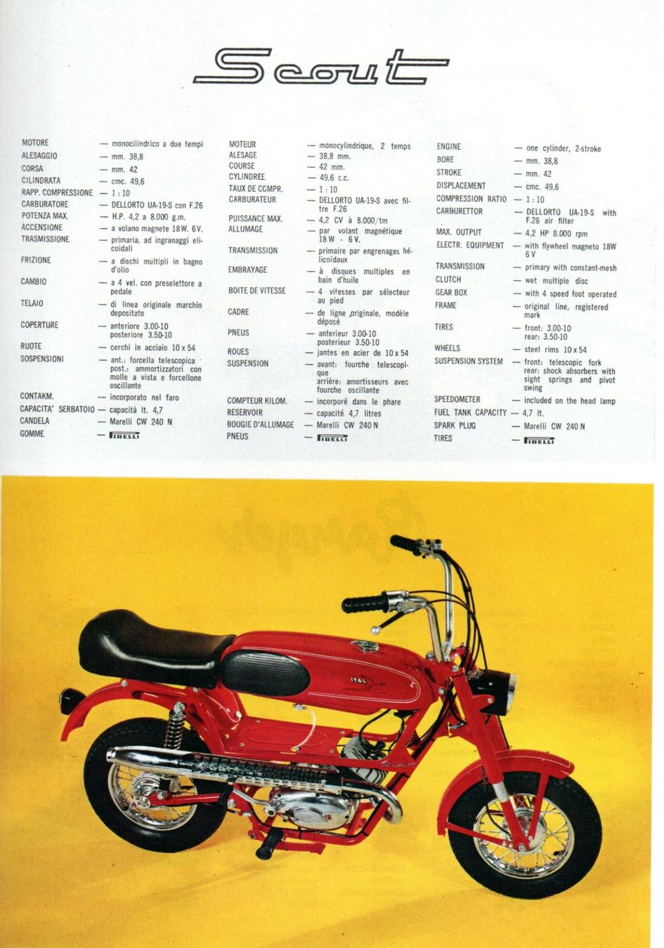Italjet Strada: Italjet Kleinmotorrad - Originalprospekt – Usato da Malans GR venduto da Chueche427 2