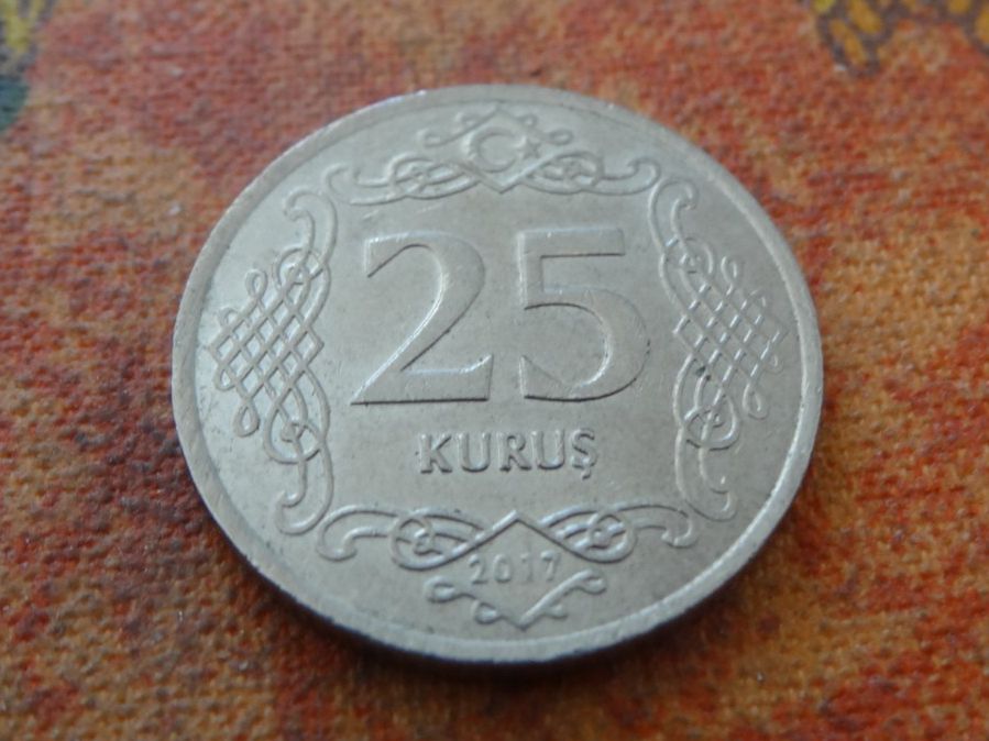 Tutti le monete: TURQUIE  25 Kurus  2017 – Usato da Romanel-sur-Lausanne venduto da Swift13
