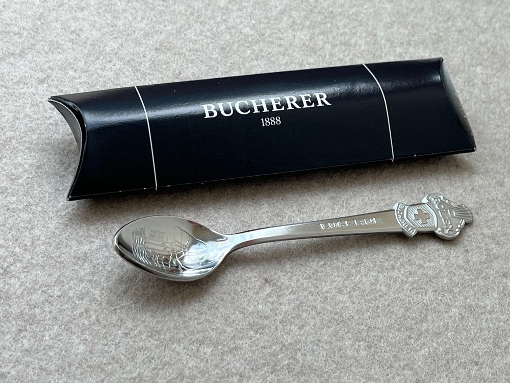 Rolex Bucherer petite cuillère/kleiner Löffel Lucerne (Neu und