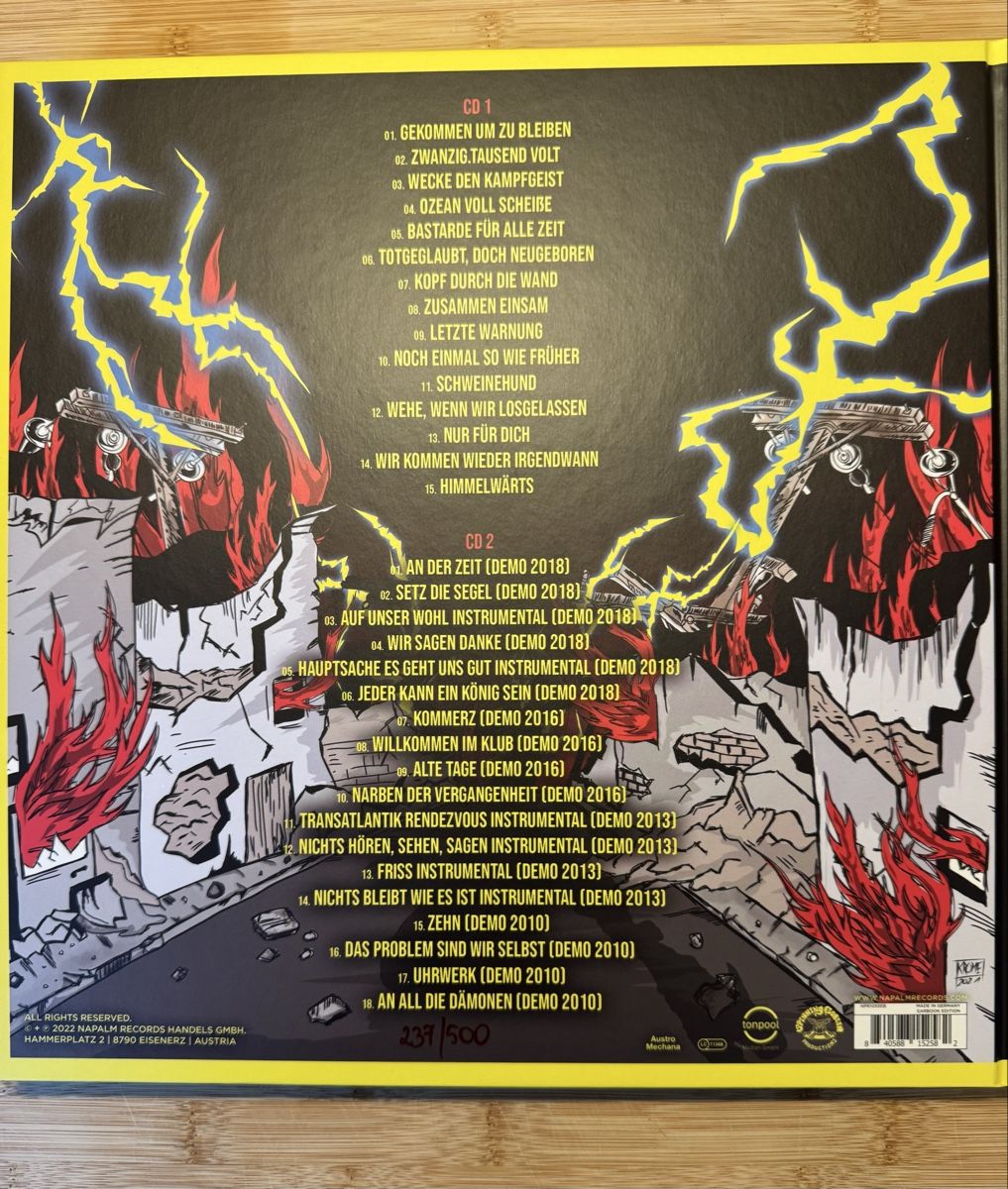 CD: Toxpack - Zwanzig.Tausend Volt - Limited Edition 237/500 – Nuovo (secondo la descrizione) da Uffikon venduto da matapaloz17 2