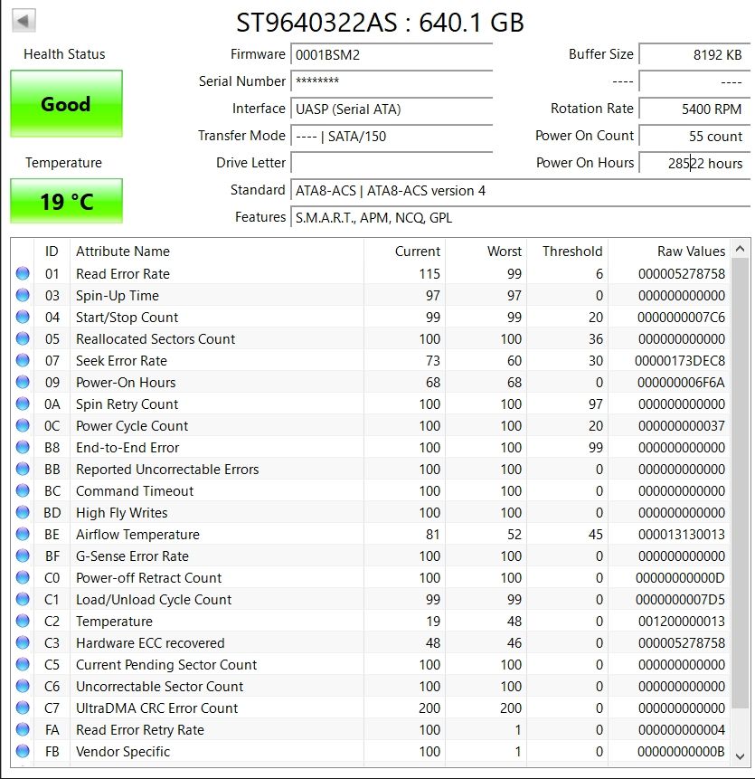 Seagate Dischi rigidi: HDD Festplatte 2.5" Seagate 640GB – Usato da Neunkirch venduto da MaElekt 2