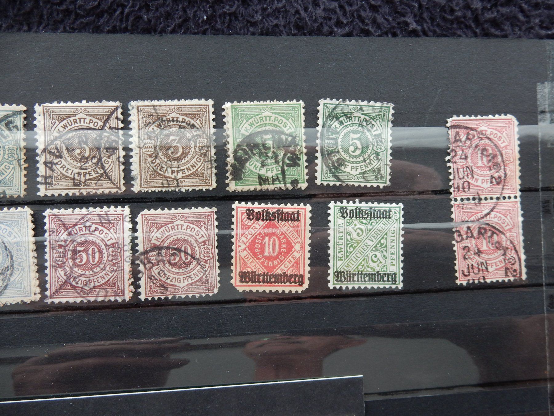 Alle Briefmarken: Lot Altdeutschland Würtenberg – Gebraucht aus Boniswil von Weibo12 2