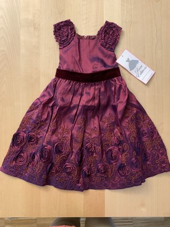 Mädchen Festliches Kleidchen Gr. 4T , 98-104 Fabrikneu