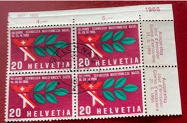 4 er Block Nr.440 mit Vollstempel Melchnau