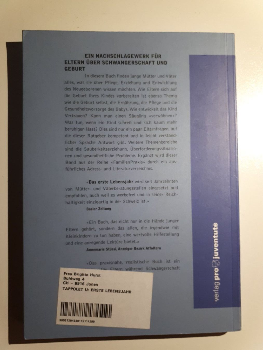 Libri: Das erste Lebensjahr – Usato da Dietikon venduto da Buchantiqdietikon 1