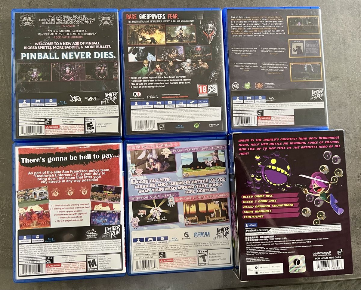 Giochi: Lot de 8 jeux PS4 & PS5 – Nuovo (secondo la descrizione) da Crassier venduto da Stickmoo 2