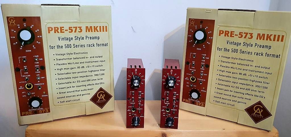 Strumenti musicali: 2x Golden Audio Pre 573 MKIII – Usato da St. Imier venduto da Lautar_Vega