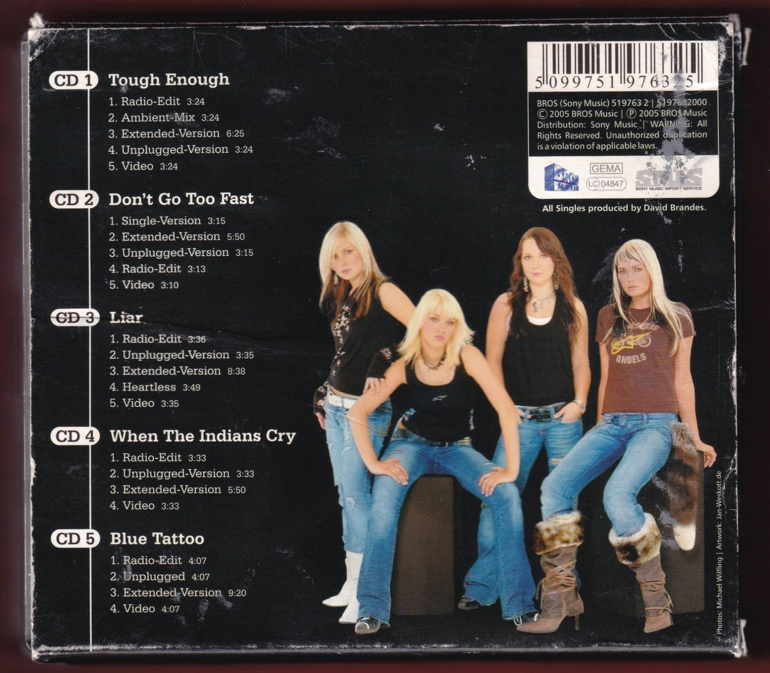 CD: Vanilla Ninja - Single Collection (5 CD) – Usato da Zürich venduto da Pfluftl2000 1