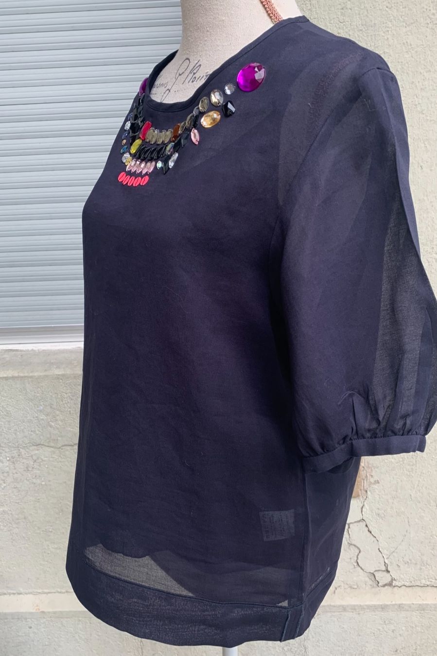 Sonia Rykiel Tops: Superbe t-shirt chic+top  SONIA BY SONIA RYKIEL noir&strass – Neu (gemäss Beschreibung) aus Martigny von only__you 2