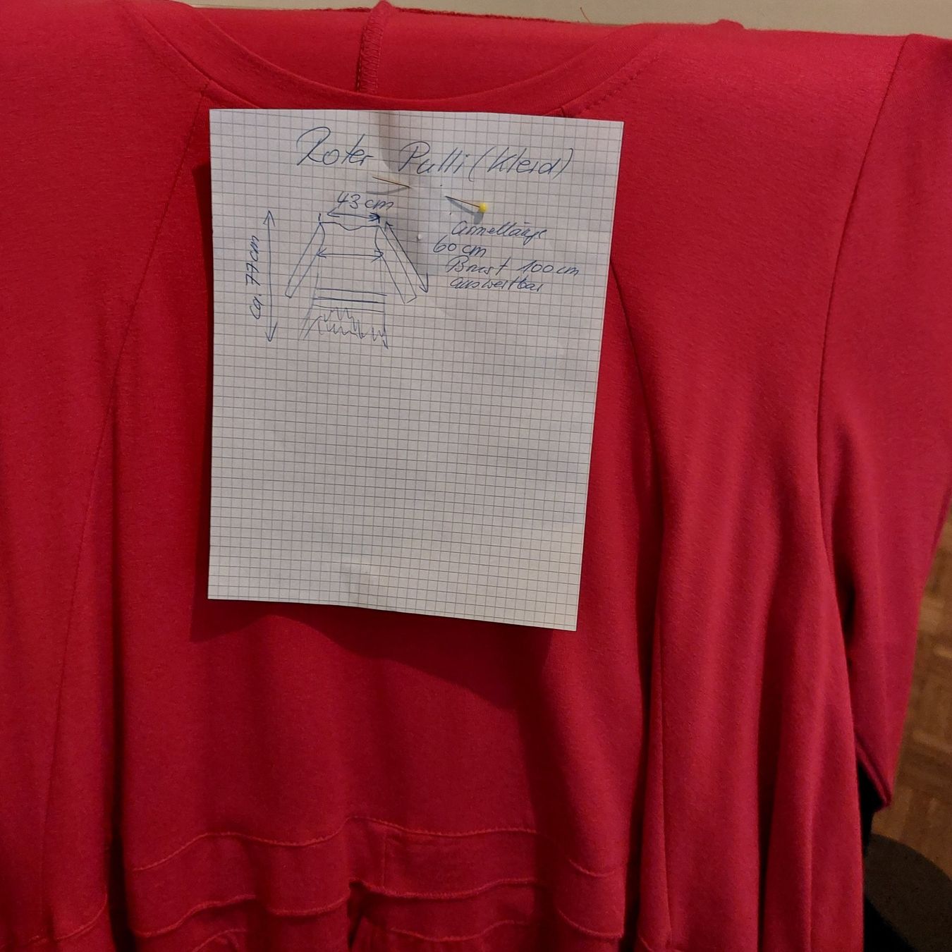 Tuniche: Tunika Pullover-Kleid in rot originell – Nuovo (secondo la descrizione) da Basel venduto da kon_wz8r 4