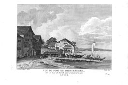 Richterswil Originalkupferstich 1780