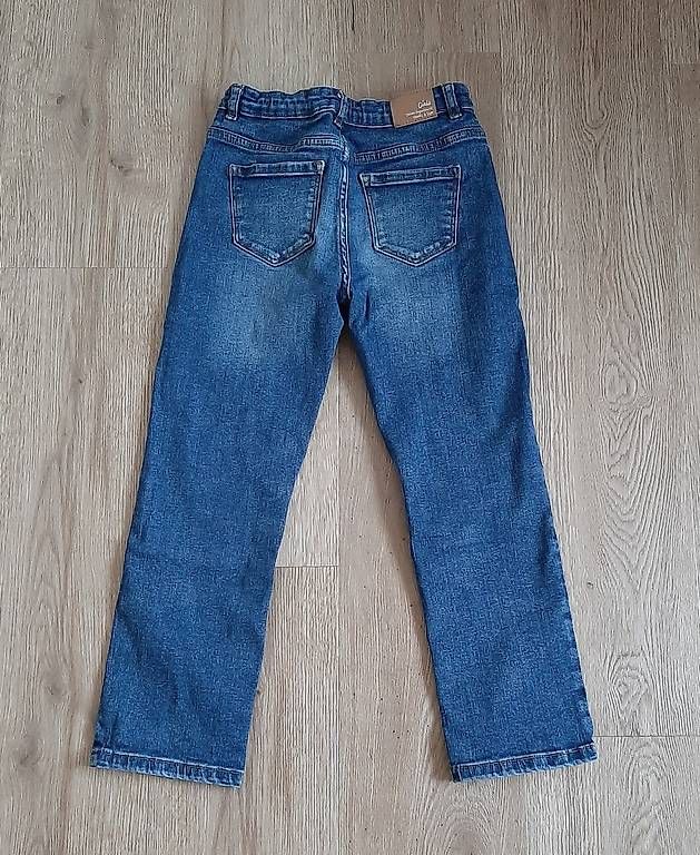 Hosen: Schöne Mädchen-Jeans blau von Vertbaudet Gr. 128 – Gebraucht aus Bütschwil von enzian008 1