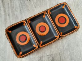Apéroschalen Anbietschalen Keramik Schalen 60er 70er Vintage