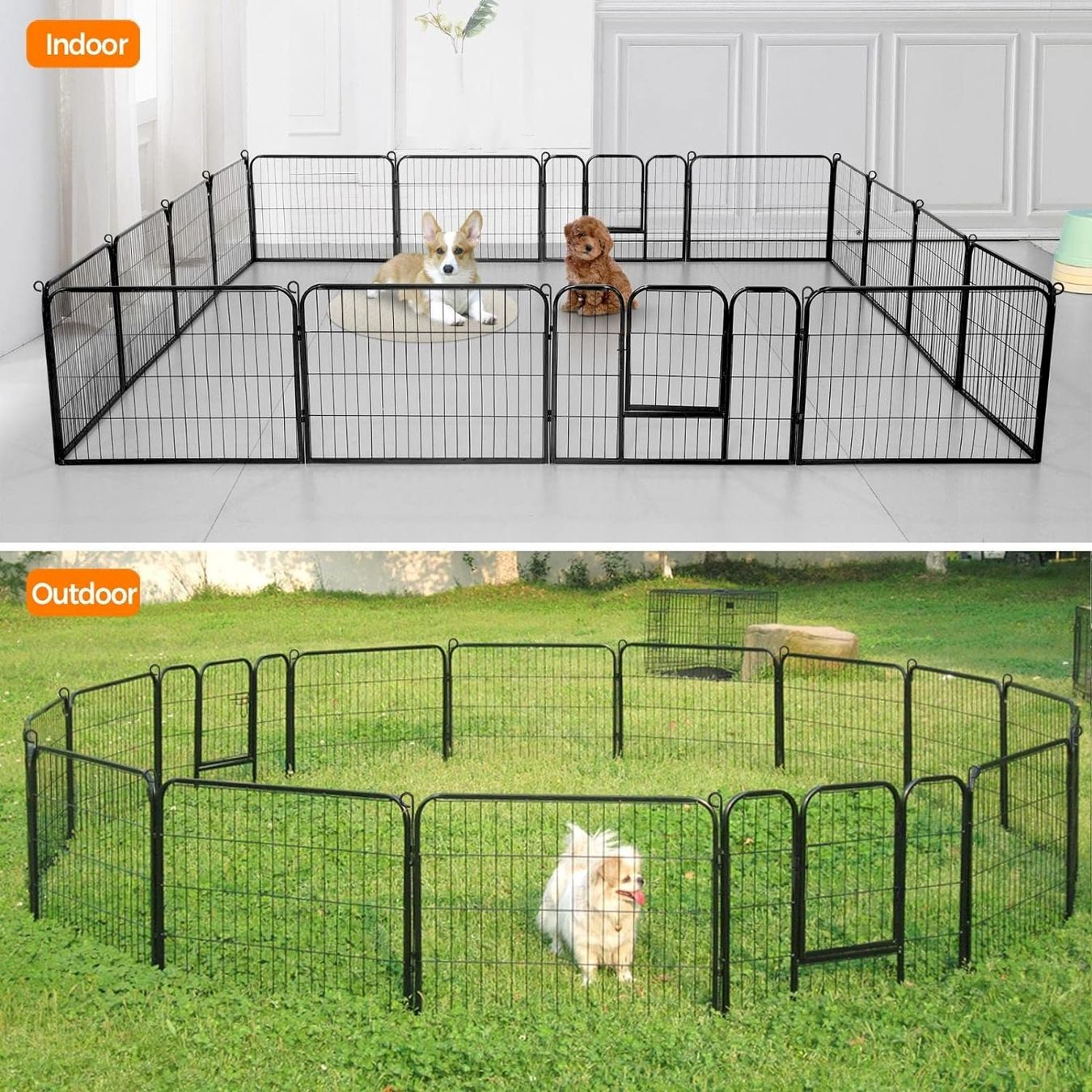 Guinzagli & Collari: Welpenlaufstall 16 eckig 80 x 60 cm – Nuovo e nell'imballaggio originale da Bottighofen venduto da zaap 6