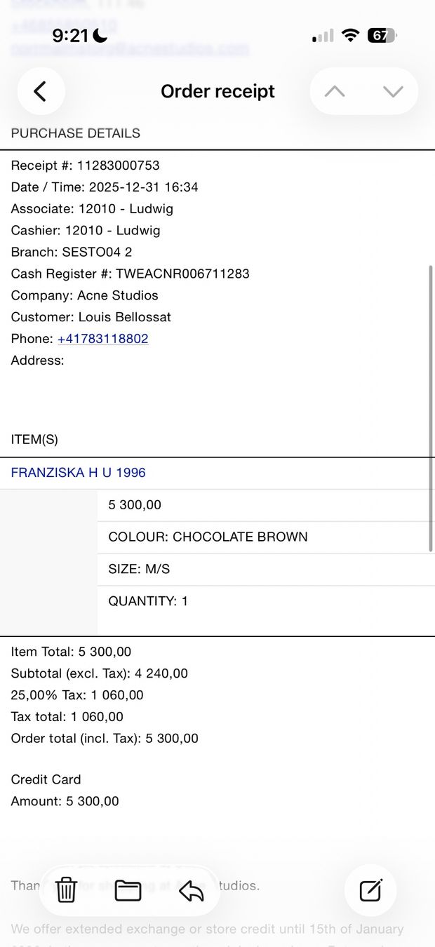 Acne Studios Maglioni & Felpe: Acne Studios logo hoodie – Nuovo (secondo la descrizione) da Vésenaz venduto da lia_9ljt 5