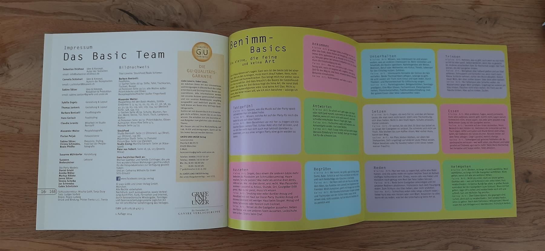 Bücher: Party Basics (GU Verlag) – Neu (gemäss Beschreibung) aus Affoltern am Albis von Sabinezc 9