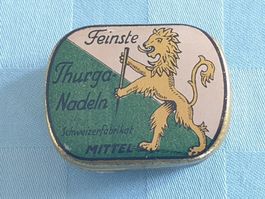 alte Blech - Büchse - Dose Feinste Thurga  Grammophon Nadeln