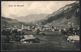 Marbach /LU, Totalansicht aus der Vogels