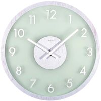 XXL Wanduhr "Frosted" – Modernes Design aus Pappelholz