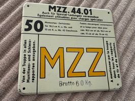 MUN Schild: MZZ 44.01 10,5 cm - Schweizer Armee