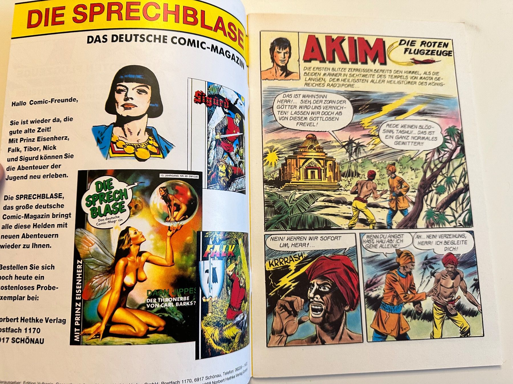 Fumetti: AKIM HERR DES DSCHUNGELS BAND 1 - HETHKE COMIC – Usato da Münsingen venduto da Ganjam 3