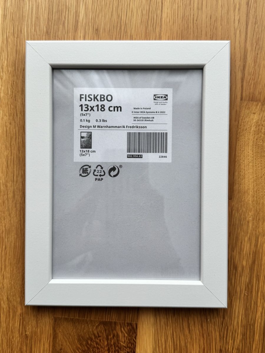 Ikea Cornici: Ikea Fiskbo Bilderrahmen 13x18 – Usato da Richterswil venduto da lyn_9ssk 1