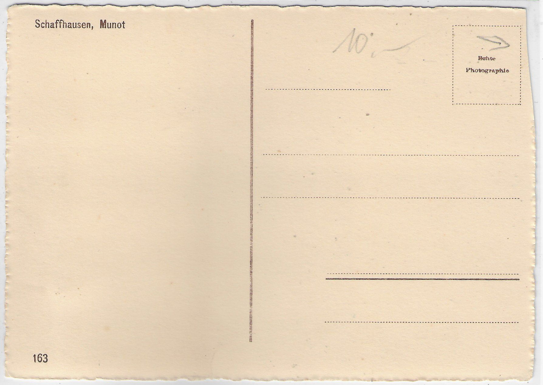 Cartoline postali: Schaffhausen - Generalansicht – Usato da Ettingen venduto da Kartenplanet 1