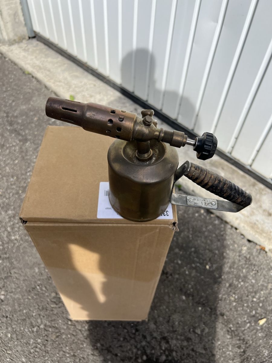 Löten & Schweissen: Benzin Brenner, Lötlampe Messing – Gebraucht aus Thun von Biaggi1