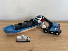 Brio Containerschiff mit Kranwagen 33534