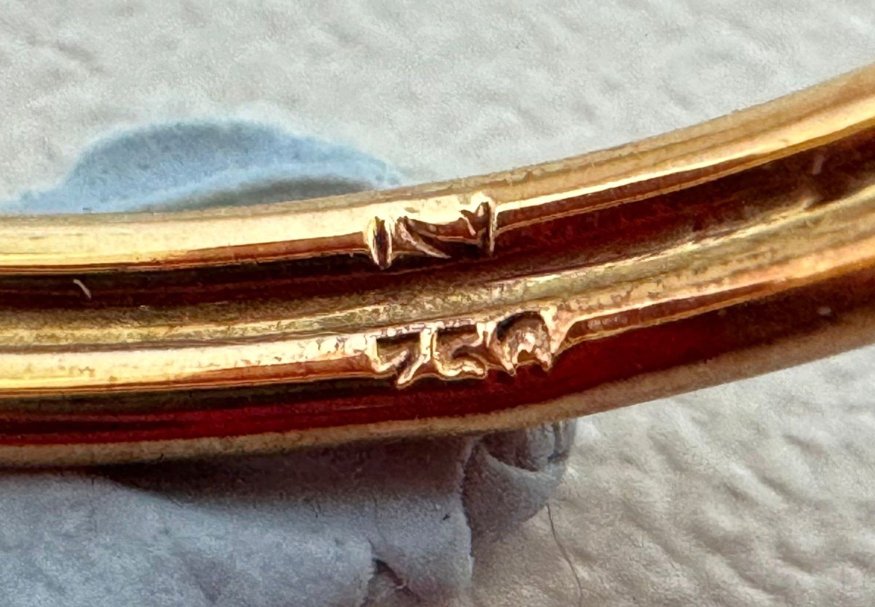 Ringe: Raffiniert gestalteter 750 Gelbgold Ring mit einer Perle – Gebraucht aus Ebikon von repatrick 9