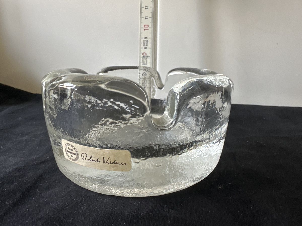 Portacenere: Glaskunst Niederer Aschenbecher Vintage 60er – Usato da Zürich venduto da Chaeffeler 3