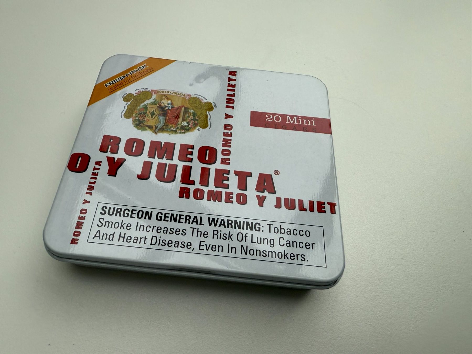 Sigari: Romeo Y Julieta 20 Mini, Metall-Box – Usato da Unterengstringen venduto da Tnovus
