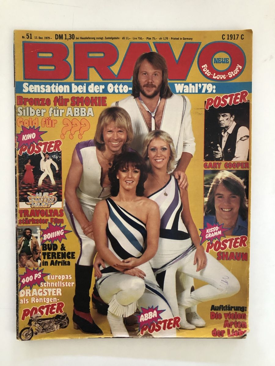 Zeitschriften & Magazine: Bravo Heft 1979 mit ABBA Poster etc. – Gebraucht aus Wettingen von ABBA-Retro
