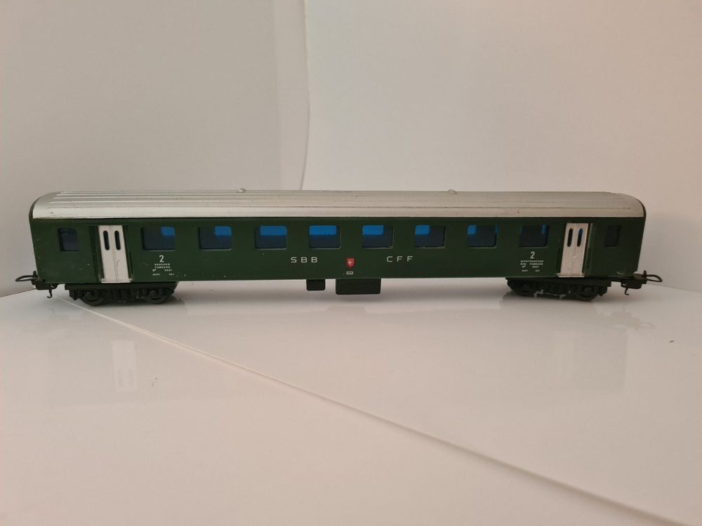 Wagon Lima SBB CFF 2ème Classe - Echelle HO (1/87) - Réf 73641 - Occasion
