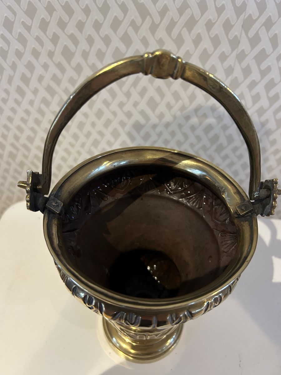 Pentole: Weihwasserkessel, antik, messing massiv, ca. 1850 – Usato da Bretzwil venduto da Artist6 2