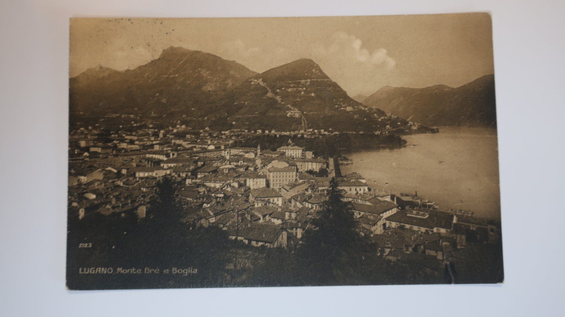 Cartoline postali: Lugano Monte Bré e Boglia N° 2123 – Usato da Cormoret venduto da Pascalll2001 1