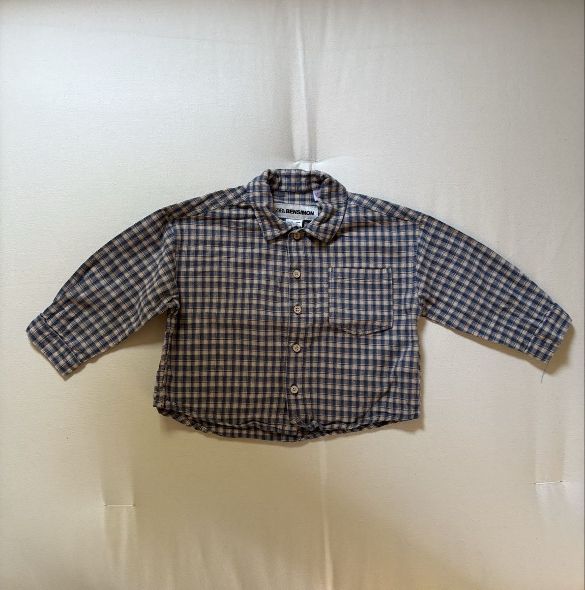 Zara Chemises, Tops & T-shirts: Baby boy checkered shirt 86 cm  – D'occasion à Villard-sur-Chamby par kamila_1024 1