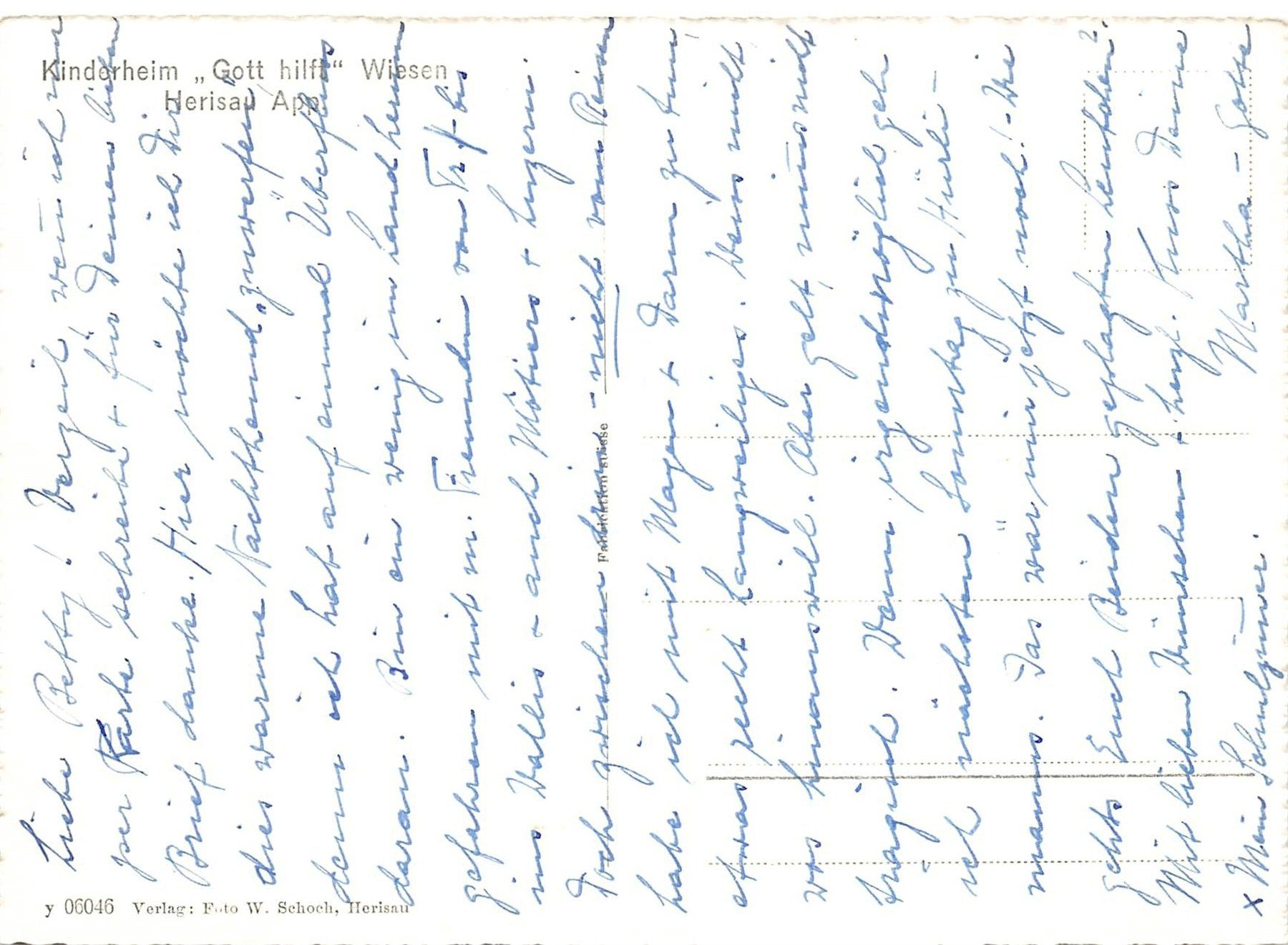 Cartes postales: Herisau, Kinderheim Wiesen – D'occasion à Ottikon b.Kemptth. par Neptun1974 1
