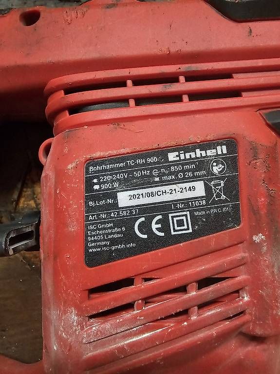 Tutte le macchine: Einhell tc-rh 900 – Usato da Muhen venduto da Gsell4